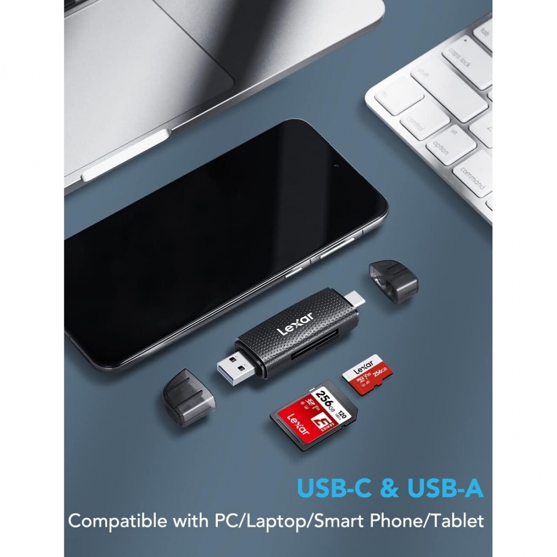 Lexar RW310 Dual-Slot USB-A/C Reader 3.2 Gen 1